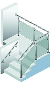 Condibe Treppen handlauf Geländer pfosten Glas klemme - Product Image 6