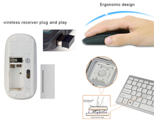 Hot amazon bàn phím Không Dây và chuột combo cho <span class=keywords><strong>microsoft</strong></span> mac - Product Image 6