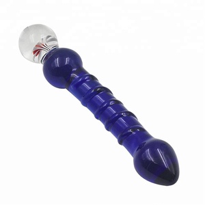 Bleu Verre <span class=keywords><strong>Anal</strong></span> Plug <span class=keywords><strong>Cristal</strong></span> <span class=keywords><strong>Anal</strong></span> Jouets Butt Plug Anus Masturbation Sex-Shop - Product Image 3