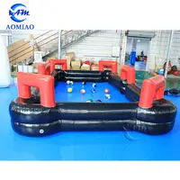 Hochwertiger, langlebiger, aufblasbarer 0,55mm PVC-Snooker-Fußballplatz Big Snooker Ball Pool
