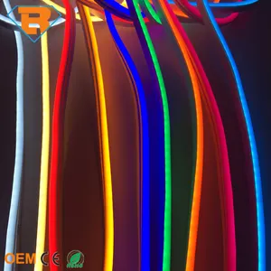 6MM 8MM su geçirmez silikon LED Neon şerit ışık DC12V SMD 2835 Neon esnek şerit gümrük Neon işareti mektup