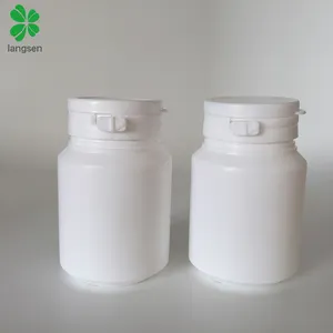BPA Free Nhựa PE 100Ml 100Gram Xylitoll Kẹo Cao Su Chai Pill Tablet Đóng Gói Chai
