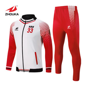 Conjunto Deportivo de Fútbol para Hombre de Alta Calidad Personalizado en Azul Claro, Chándal de Entrenamiento Deportivo de 2 Piezas, Chaqueta de Fútbol para Hombre - Product Image 2