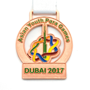 Dubai 2017 jóvenes de Asia para juegos medalla de recuerdo por comité paralímpico - Product Image 2