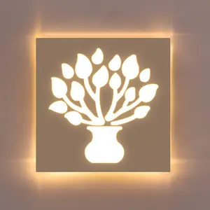 새로운 현대 아트 데코 구리 홈 호텔 LED 벽 램프 조명