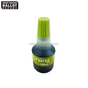 Qualität uv reflektierende leuchtstoff tinte sicherheit stempel tinte mit öl 15ml tinte flasche