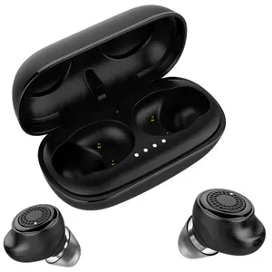 2018 Model Terbaru Mini Olahraga Invisible Earphone BT5.0 Stereo Tws Di Telinga Bluetooth Headset Nirkabel Headphone untuk Smartphone