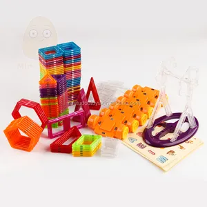 200 adet Mini manyetik bloklar yapı inşaat blokları oyuncak tuğla mıknatıs tasarımcı 3D DIY oyuncaklar çocuklar için
