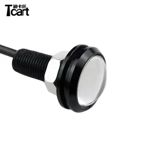 자동 LED 장식 램프 고출력 방수 IP65 18MM 23MM 12v 3w DRL 독수리 눈 주간 주행 등