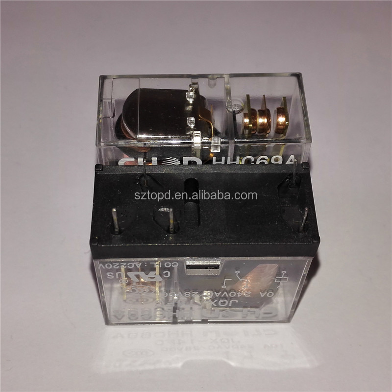 Produktbild von HHC69A JQX-14FC Relais – DC 12V, SPDT, 5 Pin, 10A 240V – PCB-Leistungsrelais, 1NO 1NC – Für Fernbedienung & Automatisierung
