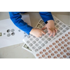 Etichette Adesive per Monete Americane (Penny, Dime, Quarter) per l'Insegnamento in Classe e a Casa - Product Image 5