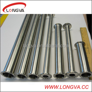 Vệ sinh cột thép không gỉ 2 "x12" tri-kẹp cuộn cho nhà máy bia - Product Image 2