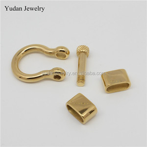 เข็มกลัดสกรูรูปโบว์ D สแตนเลสแบบสั่งทำ,สำหรับสร้อยข้อมือ - Product Image 4