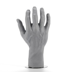 Bras pour Mannequin pour hommes, mode, gants pliables, bijoux à main, modèle gris avec aimant - Product Image 1