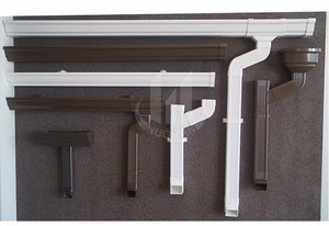 Profil <span class=keywords><strong>de</strong></span> gouttière en PVC, tailles et images, gouttière <span class=keywords><strong>rectangulaire</strong></span>, tuyau <span class=keywords><strong>de</strong></span> gouttière, accessoires, images <span class=keywords><strong>de</strong></span> gouttières en PVC, descentes d'<span class=keywords><strong>eau</strong></span> pour serres - Product Image 6