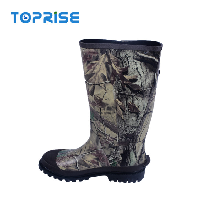 Водонепроницаемые камуфляжные мужские резиновые сапоги для охоты и рыбалки