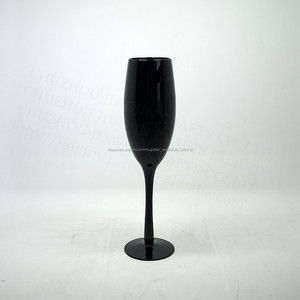 Copa de vino copas de champán de cristal negro sólido taza del partido para la boda <span class=keywords><strong>en</strong></span> <span class=keywords><strong>casa</strong></span> - Product Image 2
