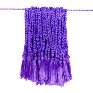 40標準色5/5 <span class=keywords><strong>Cords</strong></span>レーヨンツイストコード150ミリメートルロングFloss Bookmark Tassels - Product Image 2
