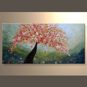 el más reciente moderna hecha a mano de <span class=keywords><strong>la</strong></span> decoración del paisaje pintura al óleo en el precio de descuento - Product Image 1