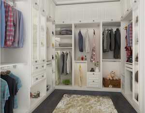 Modern Design Bedroom Furniture <strong>Flat</strong> <strong>Pack</strong> Open Door Walk in <strong>Wardrobe</strong> - Product Image 6
