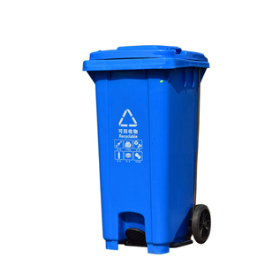 Thùng Rác 120L Bằng Nhựa Chất Lượng Cao Với Hai Bánh Xe Thùng Đựng Chân Đạp Thùng Rác Thùng Rác Thùng Rác - Product Image 2