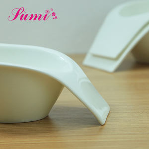 OEM produk baru desain modis mangkuk Dip keramik daging 8 "9" 10 "12", mangkuk kari keramik dengan pegangan - Product Image 5