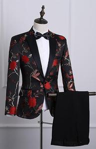 Tissu impression numérique prêt à porter grand nombre de commandes affaires décontracté pièces hommes <span class=keywords><strong>costume</strong></span> - Product Image 2
