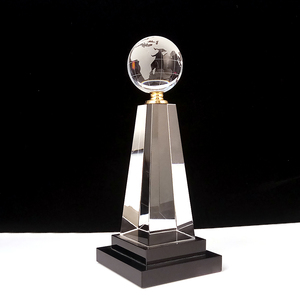 Customized K9 Blank Trophy Business/souvenir Gift <strong>Golf</strong> Crystal <strong>Ball</strong> Glass <strong>Globe</strong> World Award - Product Image 4