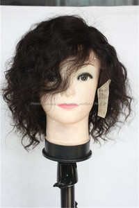 Express ali poils brésiliens court Bob Ondulés Pour Les Femmes Noires court coiffures bob avant <span class=keywords><strong>de</strong></span> lacet perruque - Product Image 2