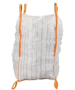 1000 kg fabric ventilated jumbo bulk bag more strength easy handle many time using high UV treated