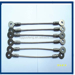 7*7 7*19 inoxidable Utilizado/terminal de <span class=keywords><strong>cable</strong></span> de <span class=keywords><strong>acero</strong></span> galvanizado con <span class=keywords><strong>ojal</strong></span> - Product Image 4
