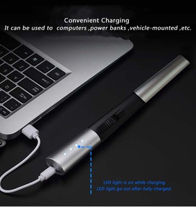 Isqueiro eletrônico à prova de vento, popular, sem chama, isqueiro usb, recarregável, com display de indicador - Product Image 4