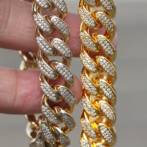 14mm Pvd Miami Cubain Lien Rap Collier - Product Image 6
