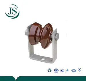 ED-2 Porcelain Shackle Insulator with D bracket and Bolt