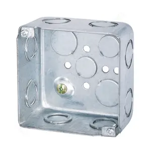 ULListed वर्ग धातु आउटलेट बॉक्स प्रकार आउटलेट बॉक्स 4x4