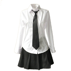 Custom Designs Girls High <strong>School</strong> <strong>Uniform</strong> White Shirt With Black Skirt