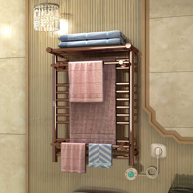 Source Electric Rose Gold Towel Rail radiator with rail Towel warmer on  m.alibaba.com