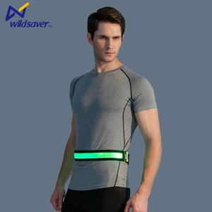 Heißer verkauf sicherheit sport taille gürtel led läuft hüftgurt glow in <span class=keywords><strong>the</strong></span> dark - Product Image 3