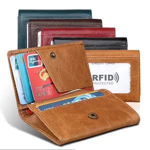 unisex top quality wallets with rfid protection/ anti-rfid wallet with leather material