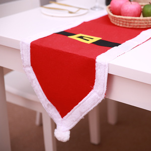 Decoración <span class=keywords><strong>de</strong></span> <span class=keywords><strong>mesa</strong></span> <span class=keywords><strong>de</strong></span> Navidad, venta al por mayor, <span class=keywords><strong>camino</strong></span> <span class=keywords><strong>de</strong></span> <span class=keywords><strong>mesa</strong></span> <span class=keywords><strong>de</strong></span> <span class=keywords><strong>fieltro</strong></span> <span class=keywords><strong>de</strong></span> Navidad rojo barato - Product Image 2