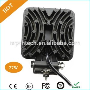 plaza 27w spot led de haz de luz de trabajo de la lámpara de la niebla fuera de carretera de camiones y suv barco 4x5wd atv - Product Image 1
