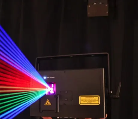 Luzes laser profissionais rgb 5w, dança, multifunção para pub/teatro/clube iluminação laser e design de circuito 2 anos ce