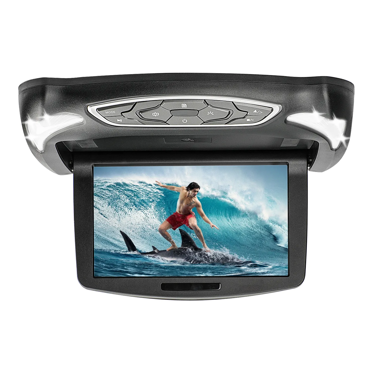CL-101RD Car DVD Suction eine Top 10.1 zoll Car Roof montiert DVD player monitor With SD/USB/CD Player