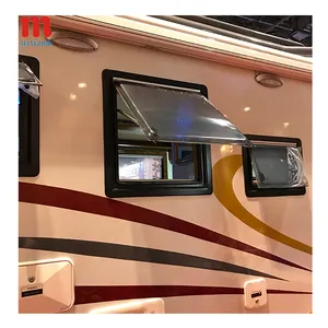 RV Caravan Motorhome phần góc bên phải Bản lề cửa sổ 1450x550mm