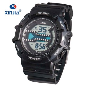 <span class=keywords><strong>Orologi</strong></span> da <span class=keywords><strong>Uomo</strong></span> XINJIA, Nuovo Design, Orologio Digitale LED Impermeabile, Tutto Nero, Orologio Sportivo da <span class=keywords><strong>Uomo</strong></span>, Relogio Masculino - Product Image 4