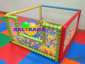Piscine à balles Softplay 2x2x1 Meter Home Style Fabrication de piscines à balles de couleur spéciale avec matériau en acier - Product Image 6