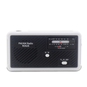Solar Powered LED recargable Radio <span class=keywords><strong>FM</strong></span> Radio Con linterna - Product Image 2