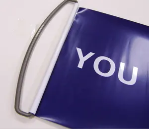 <span class=keywords><strong>Banner</strong></span> de desplazamiento a mano personalizado Fan <span class=keywords><strong>Roller</strong></span> Cheering Banners personalizados - Product Image 1