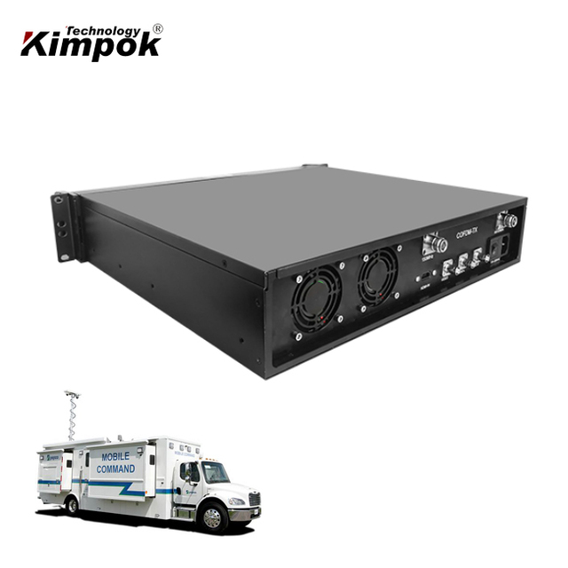 Outdoor Long Range COFDM Wireless Transmitter 60W Video and Data Transmission RS232/RS485 PTZ Control