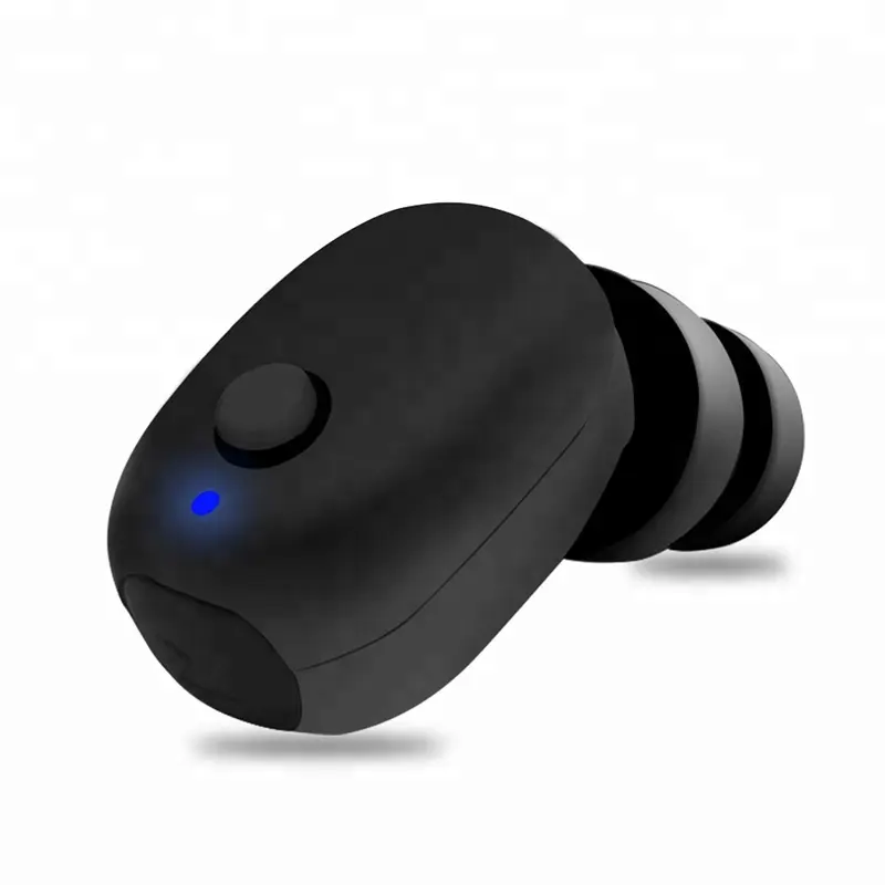 IPX8 Waterproof Bluetooth Earbud, Single Mini Wireless Earphone with Car headset and Mic for iPhone and Android Smart Phones